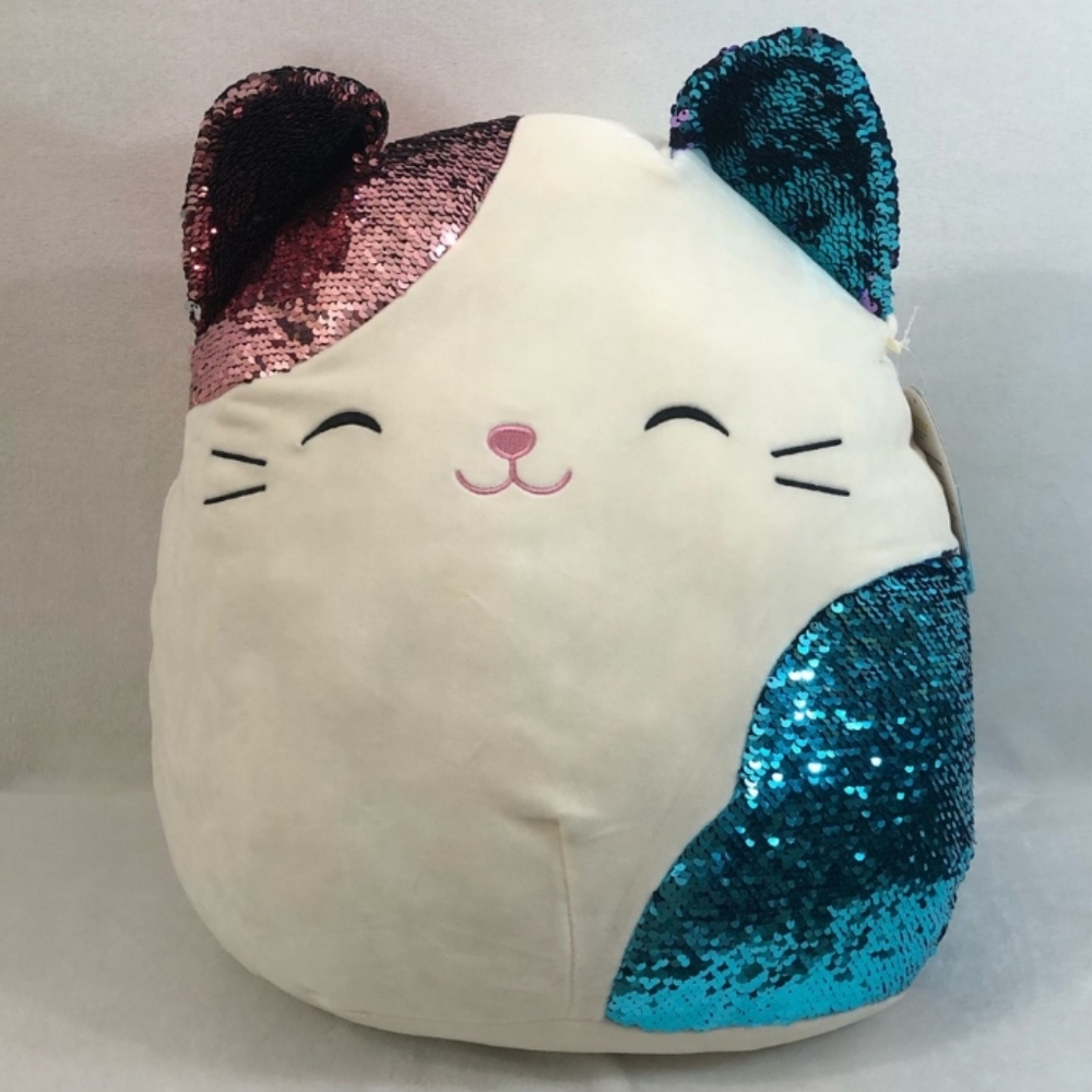 🌟LARGE 16”🌟 Shany Cat Sequince Squishmallow